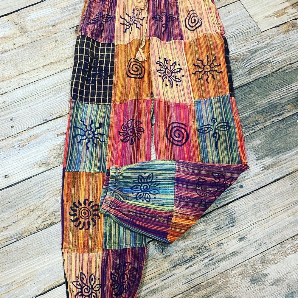 Hippie patchwork pants